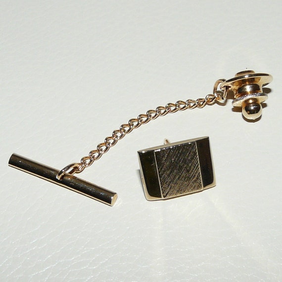 Vintage Amway Tie Pin 1980'S Signed Gold by HeidemarieMDesign