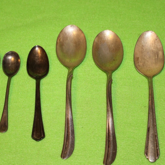 Silver plated spoons