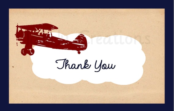 vintage-airplane-thank-you-cards-instant-by-uniquelyjdesigns