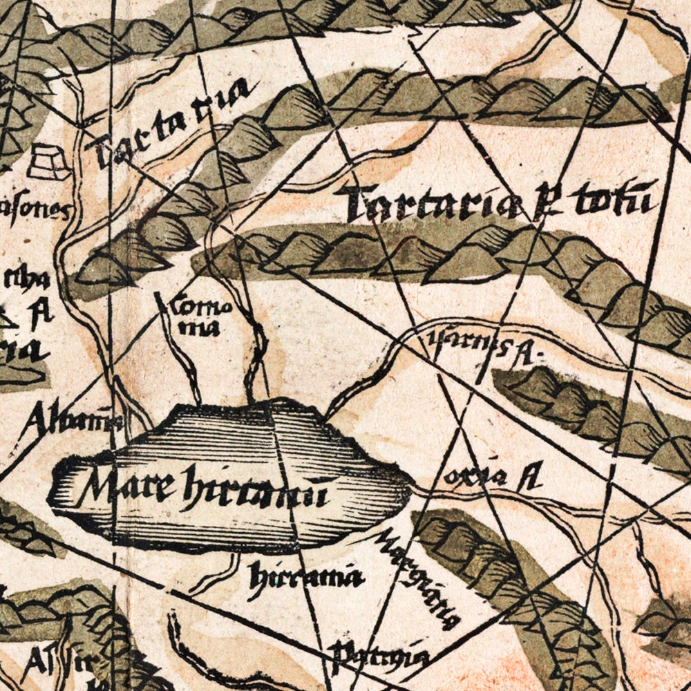 Карта вальдземюллера 1507 года