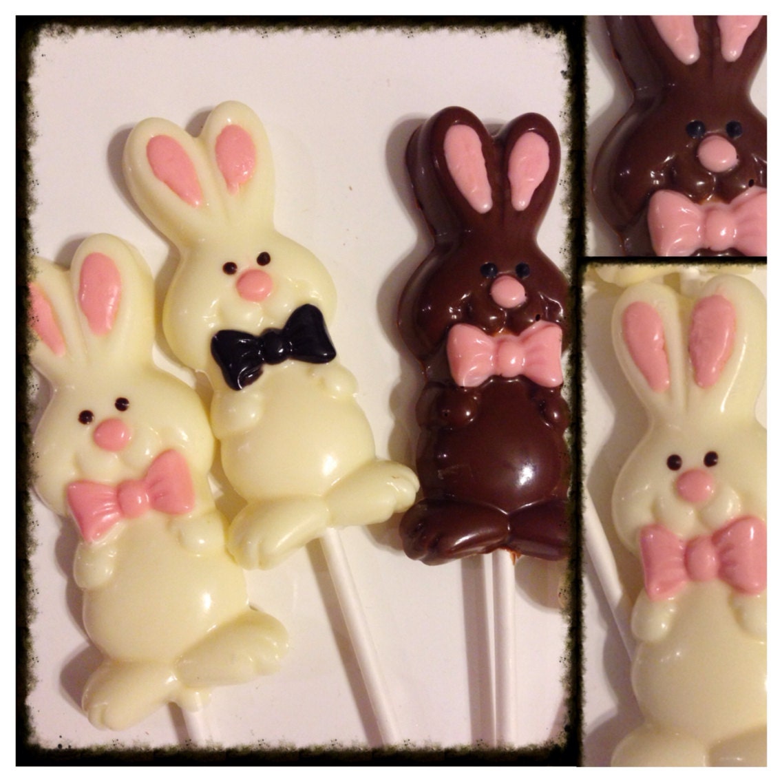Easter bunny lollipops Easter Bunny Chocolate set of 12 pops