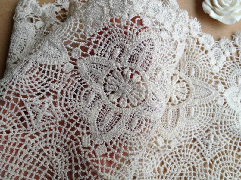 Beige Lace Trim Antique Lace Vintage Lace Trim Crochet