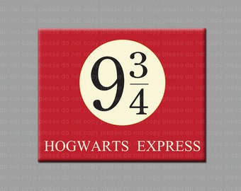 INSTANT DL - platform 9 3/4 wall art - printable 8x10 inch jpeg ...