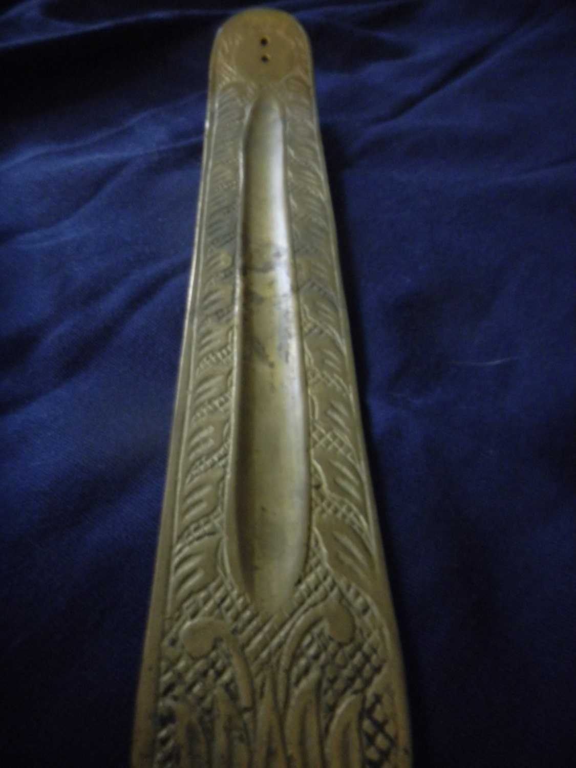 Unique vintage brass incense stick burner by GarysAtticTreasure