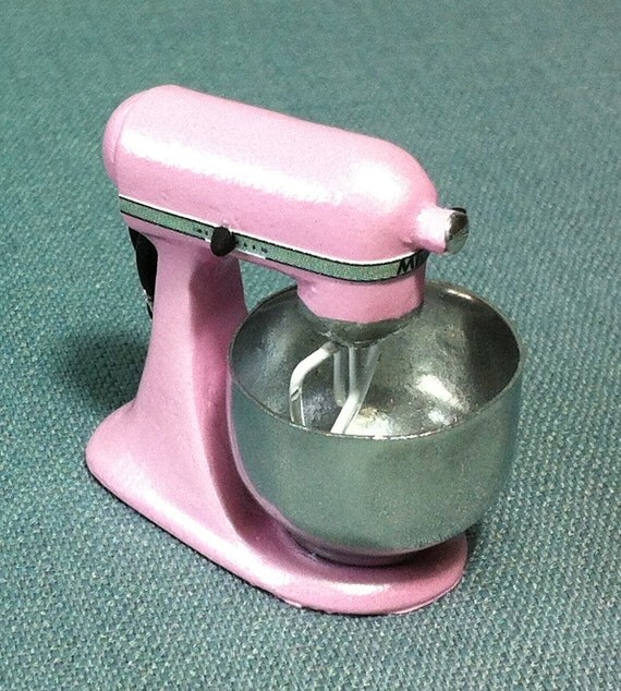 Kitchen Aid Mixer Miniature Pastel Pink Kitchenware Supplies