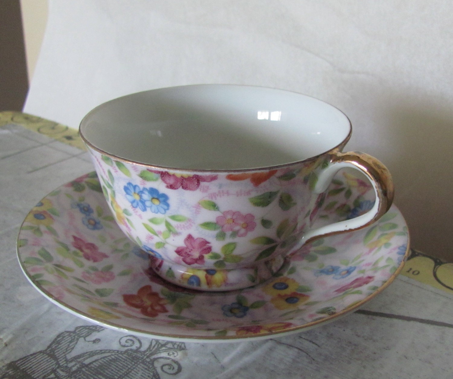 tea cup and saucer made in occupied japan