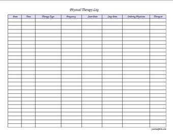 Fillable Wound Care Log / PDF/ Digital Health by TheDigitalMill