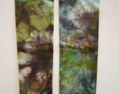 OOAK - UNISEX -hand dyed cotton festival woodland arm warmers - size 8 - 10 aus