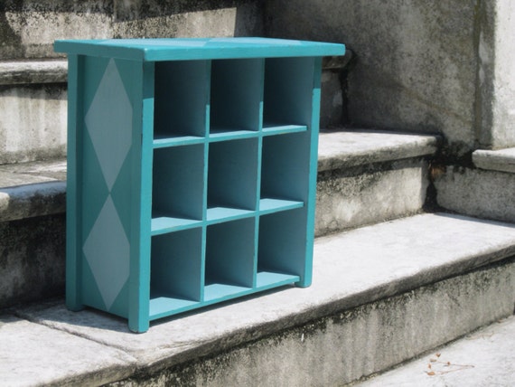 Harlequin Hand Painted Cubby by HunterBrookes on Etsy
