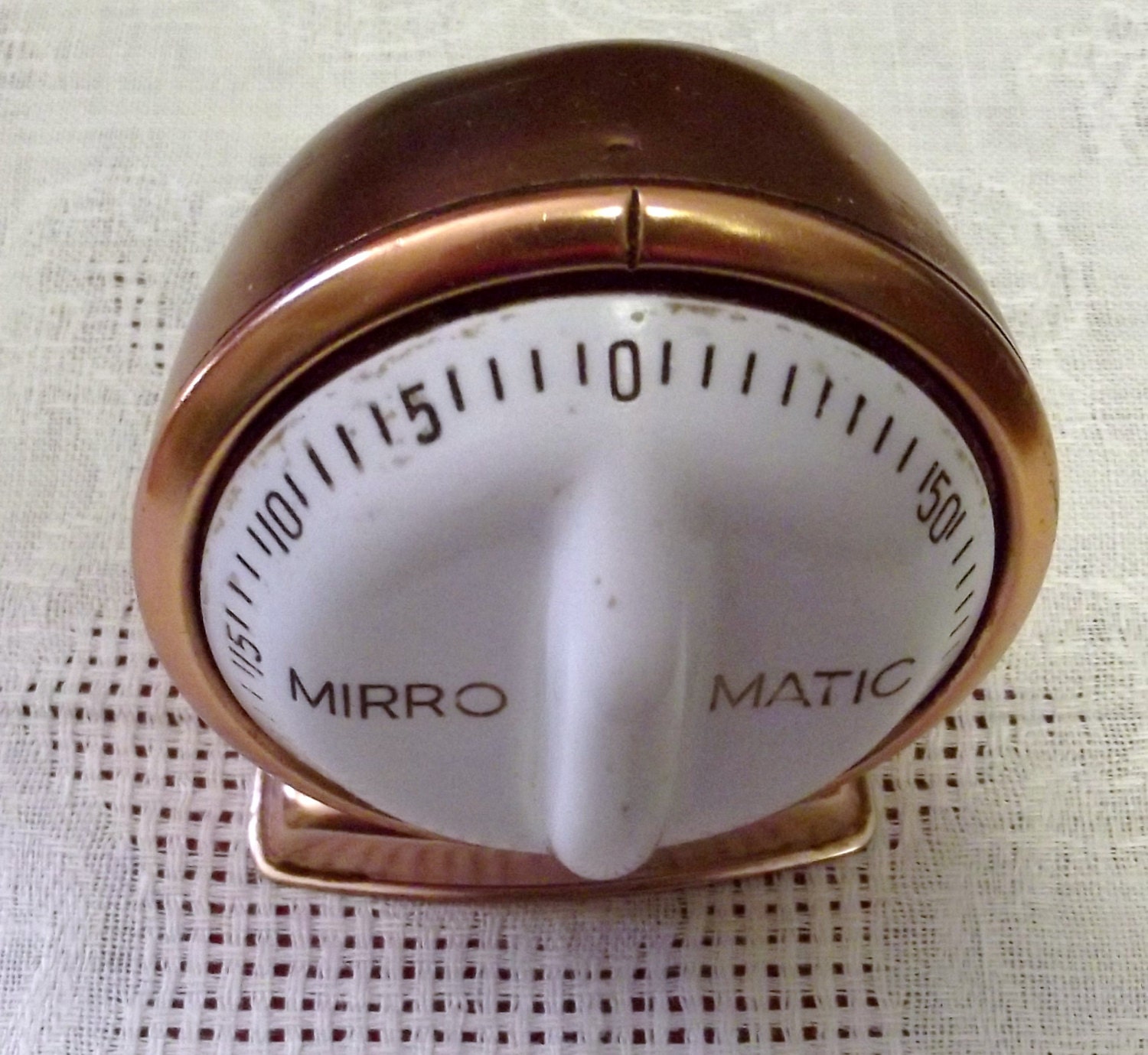 Vintage Copper Mirro Matic Kitchen Timer