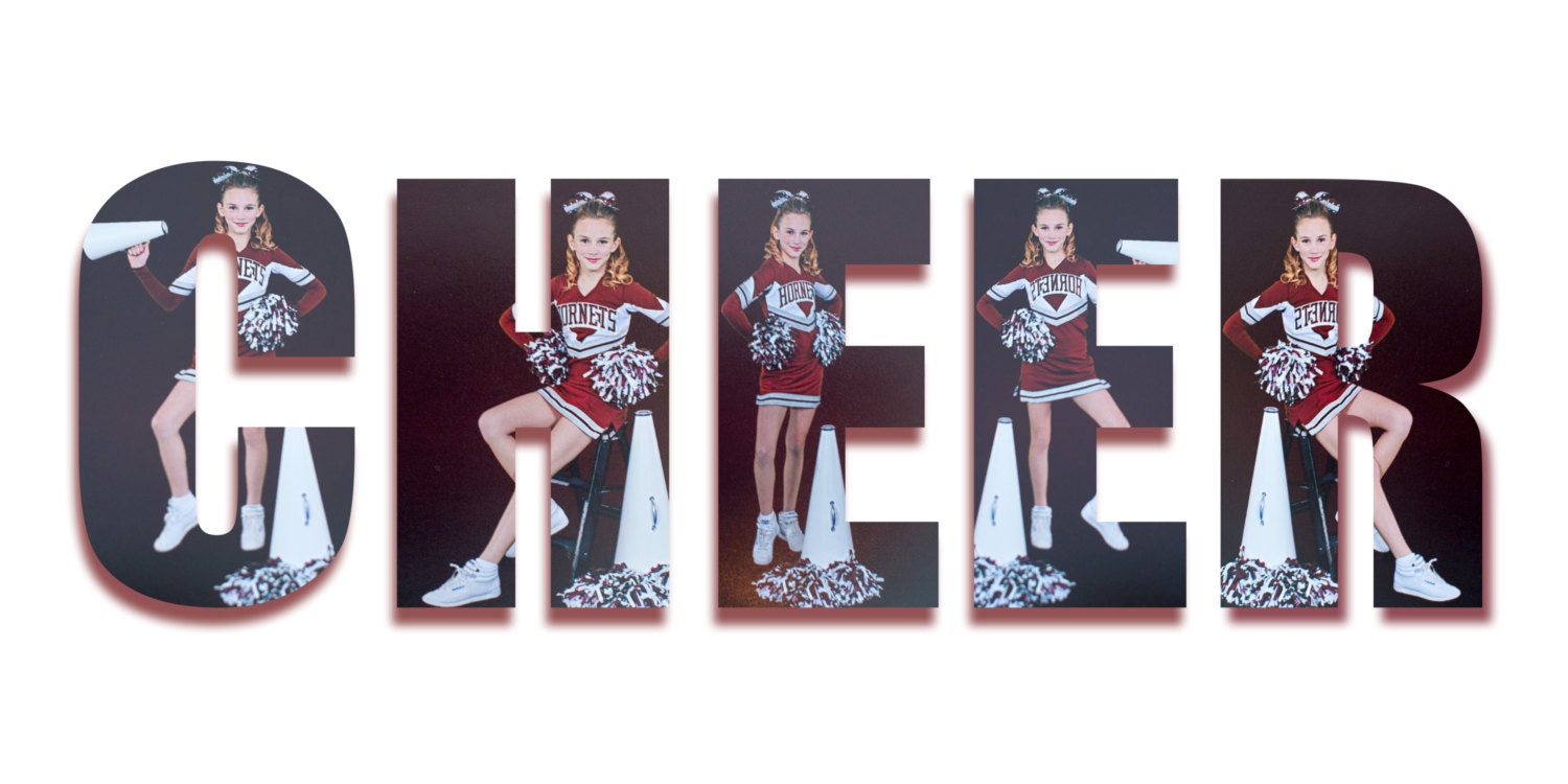 Personalized Cheer Word Art
