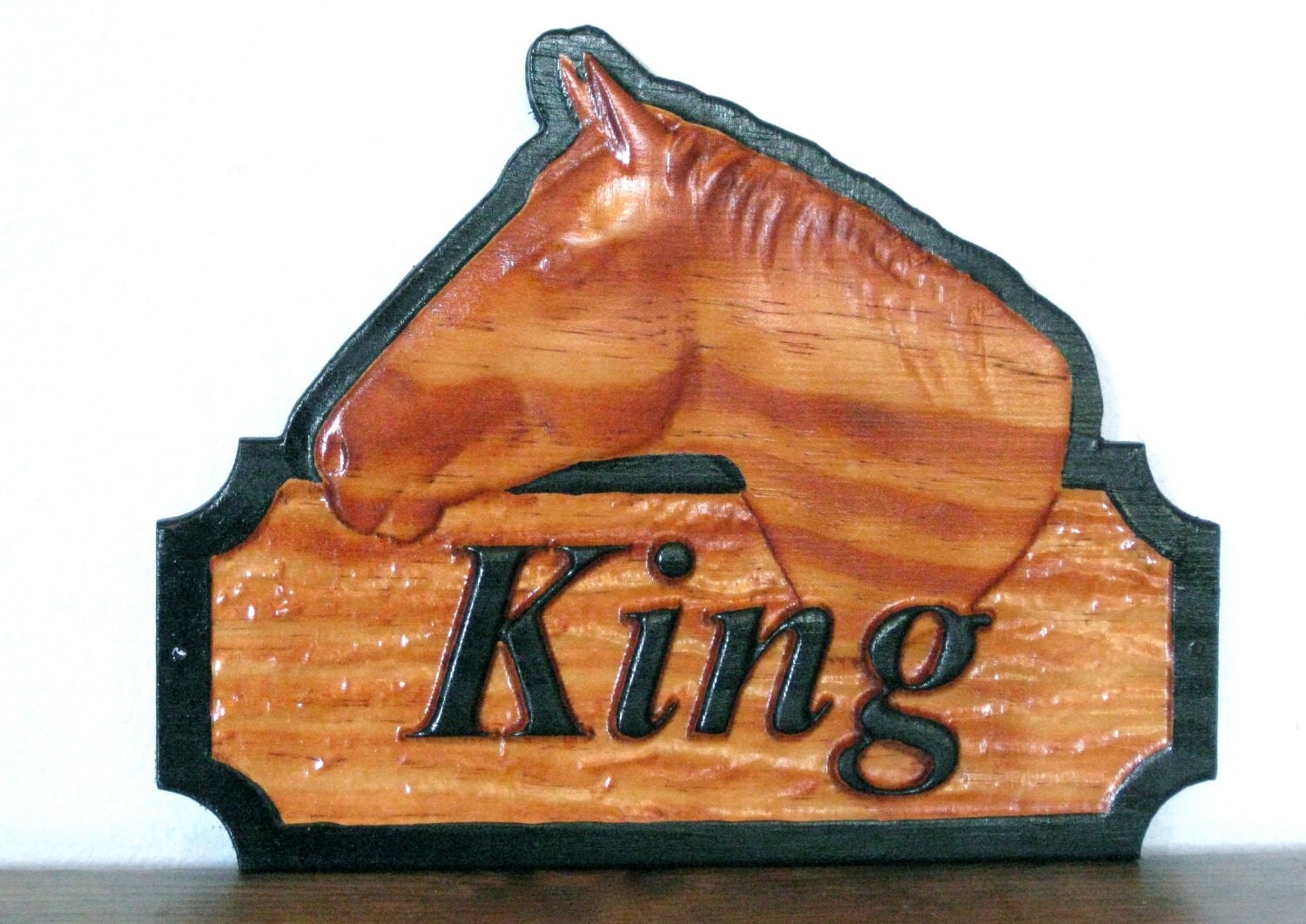 Horse Name Plates Horse Stall Signs Personalized Horse Tack