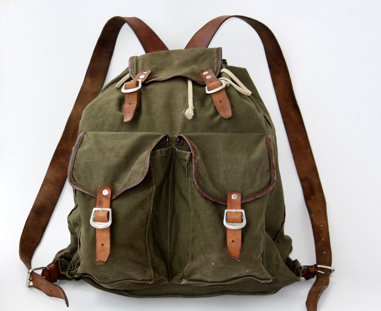 travel backpack vintage