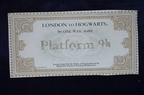 Hogwarts Express Train Ticket Harry Potter by HaydensHeroes