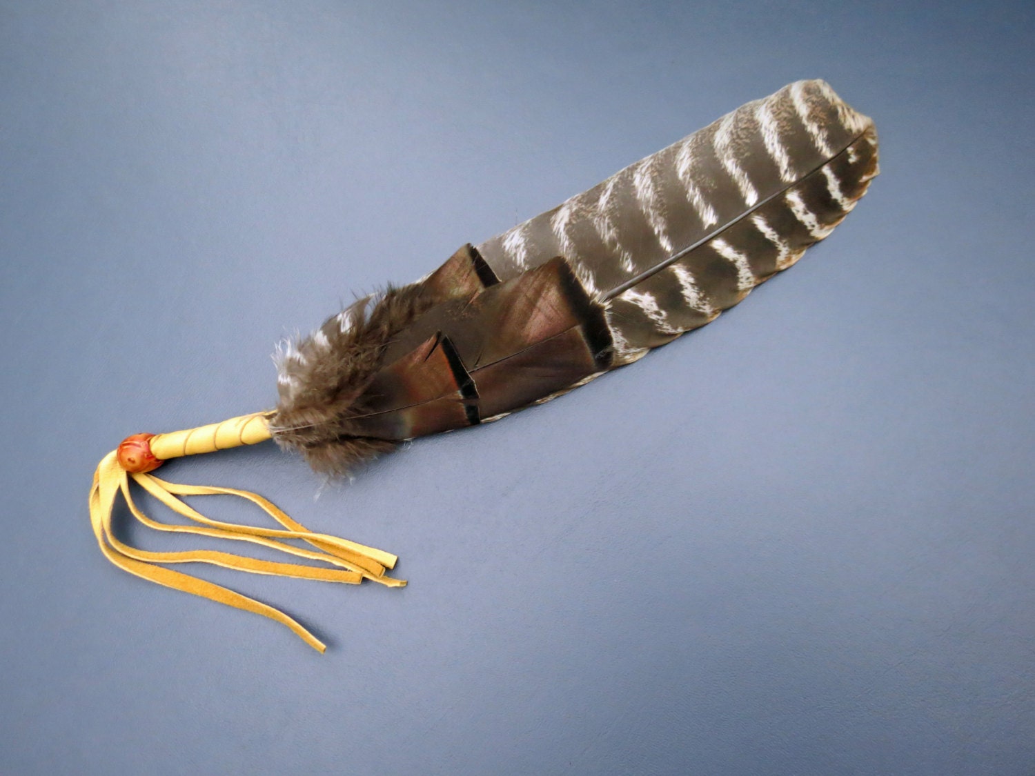 Native American Smudge Feather Fan