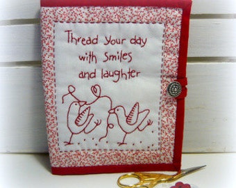 Birdie Needlebook Pattern PDF Hand Embroidery