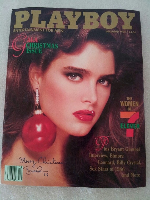 Playboy December 1986 Brooke Shields