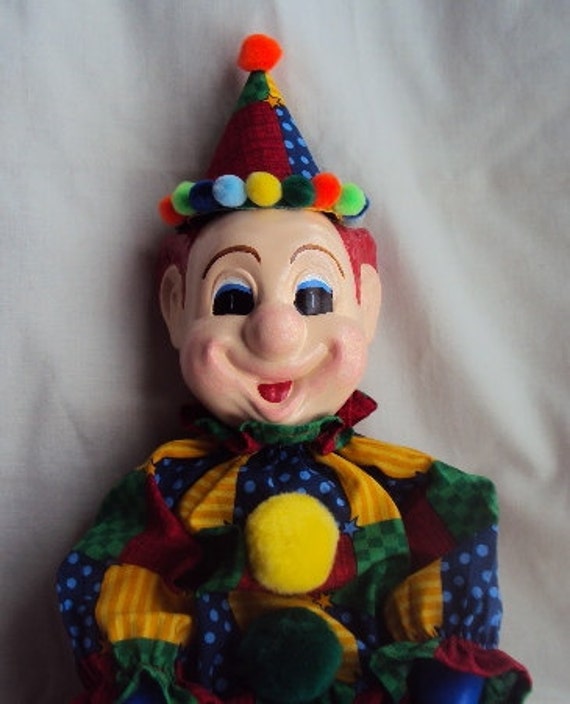 Clown Doll. Handmade ceramic head hands and boots by AQUADECO