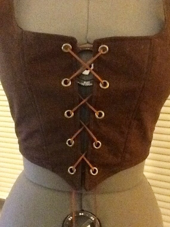Reversible Laceup front bodice by Ryanlerue on Etsy