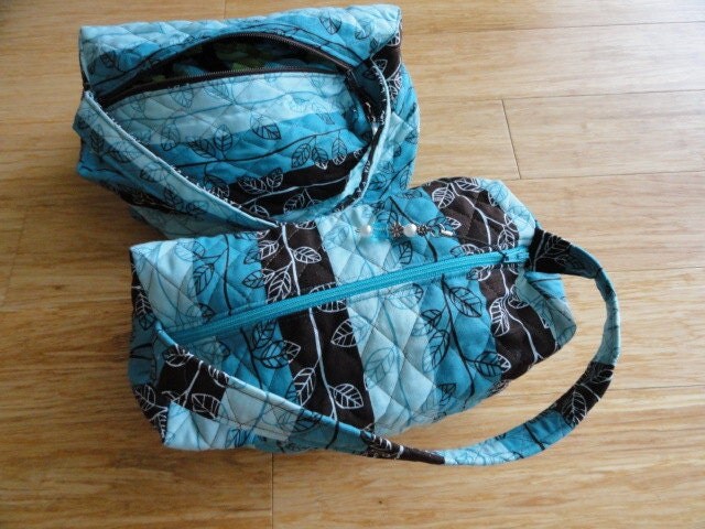 mini quilted tote bag