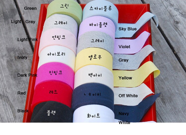 4 Colors of Your Choice of Cotton Jersey Knit Bias Tape