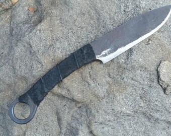 Hand FORGED CELTIC KNIFE Ancient Times Iron Age Cutlery Replicas Replica Hammeder Knives