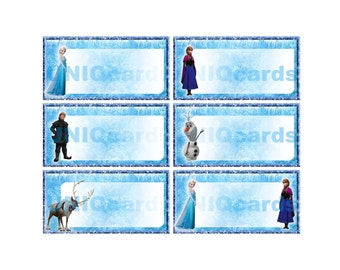 Frozen Favor Tag 