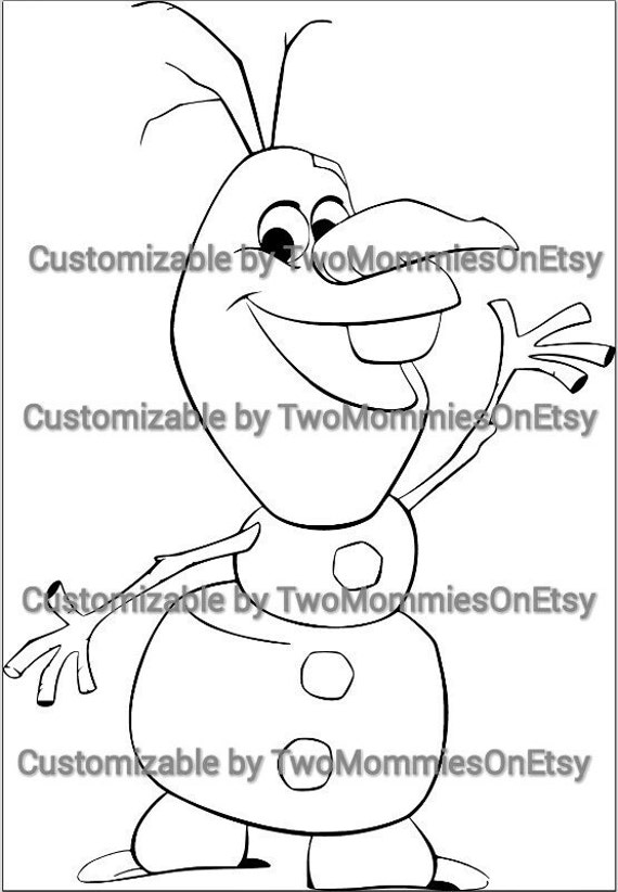 disneys frozen olaf svg pdf file die cut by twomommiesonetsy