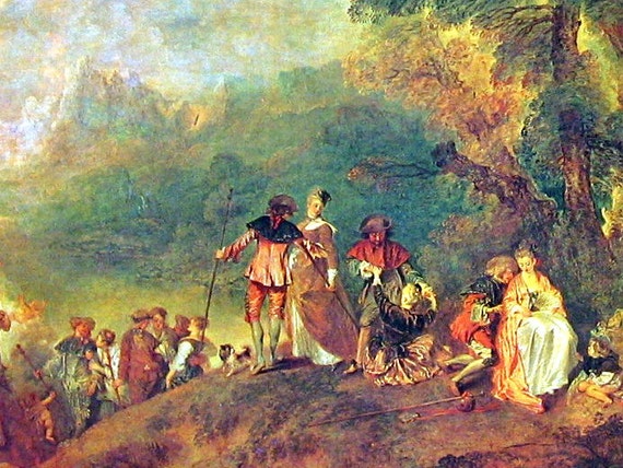 The Embarkation for Cythera Jean Antoine Watteau