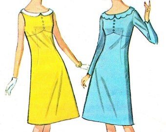 dress regency plus size pattern Dress Empire Waist Evening Mod 7707 Line Dress A Pattern Day McCalls