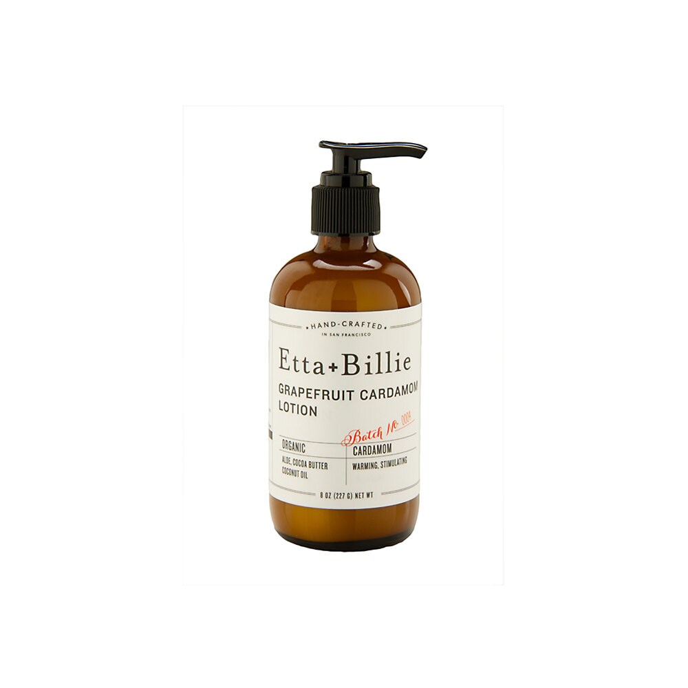 Grapefruit Cardamom Body Lotion Natural Certified by ettaandbillie