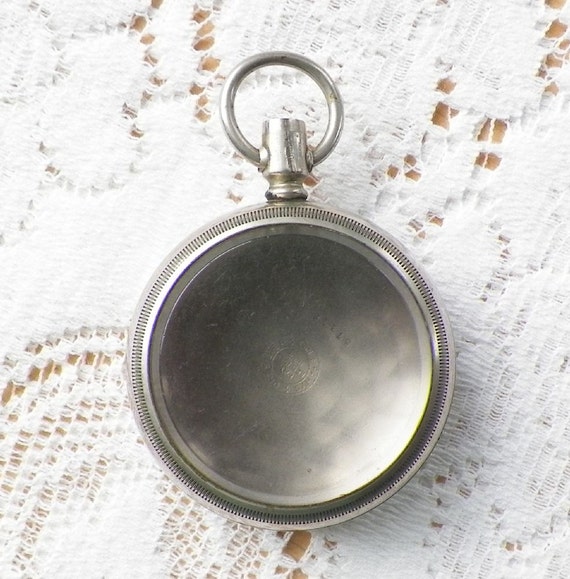 Large Vintage Fahys Ore Silver Pocket Watch Case with Screwed