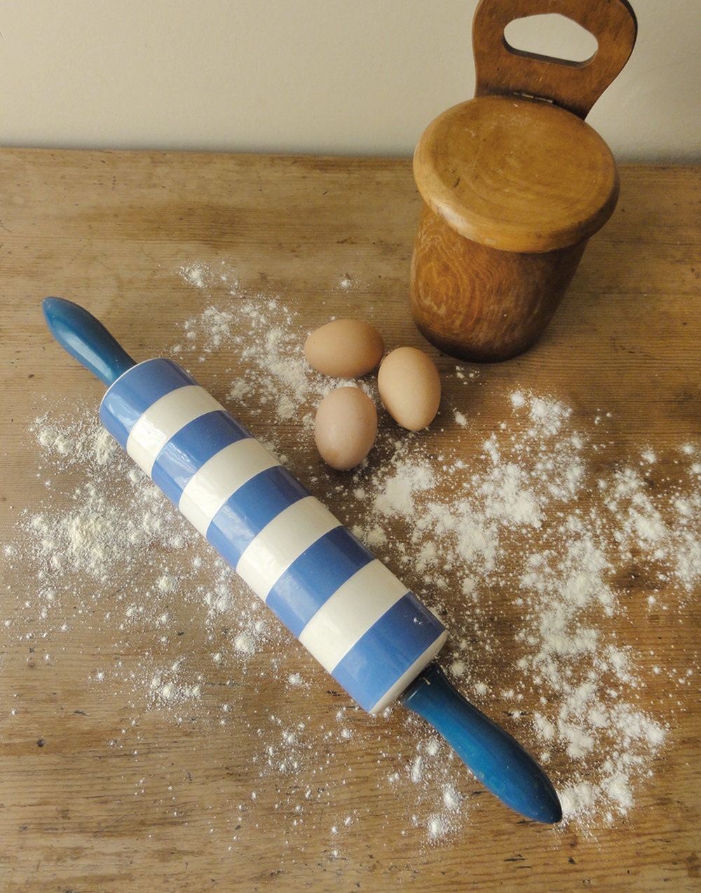 Vintage Rolling Pin Cornishware T.& G. Green England