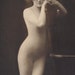 Superb Pictorialist Faux Nude by Kunzli Freres, Paris, circa 1905
