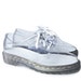 90's Clear Dr. Martens Oxfords Vinyl Lace up Shoes // 8
