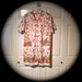 Cherry Smock Mexican Theme Shirt Sombrero Fruit Border Print Work Shirt Painters Smock housecoat robe tunic artist smock 50's FREE US SHIP