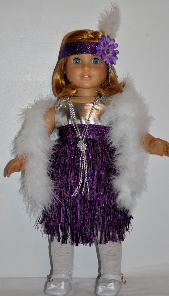 Flapper dress outfit that fits AMERICAN GIRL DOLLS