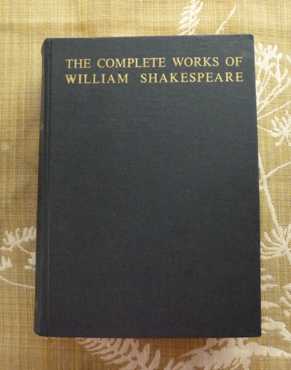 Items similar to The Complete Works of William Shakespeare Antique Book ...