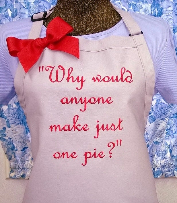 Personalized Apron Favorite Quote or Saying Monogrammed Gift
