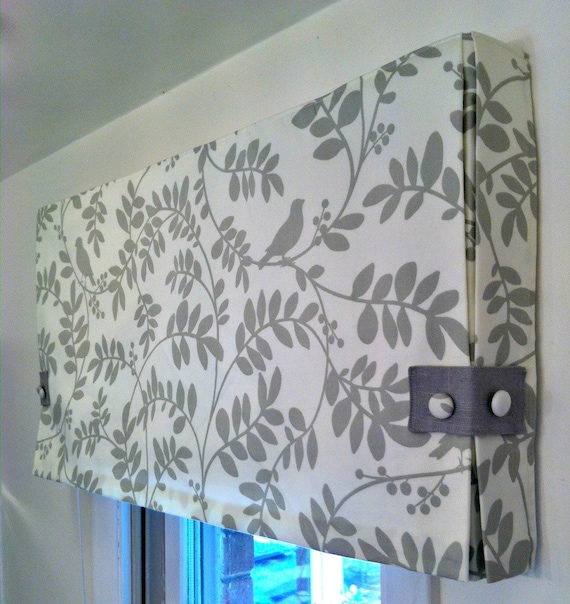 Custom Made to Order Box Pleat Valance Using Your Fabric