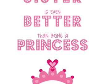 Big sister print | Etsy