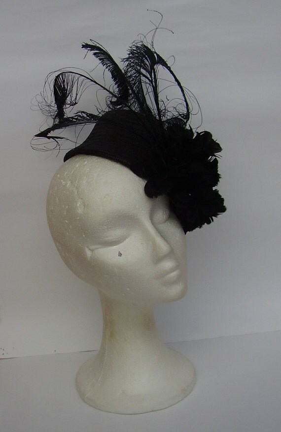 Kentucky Derby Hat Black Fascinator Hat Black By Tocamemika