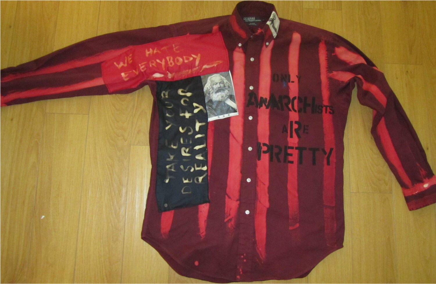 Anarchist Shirt Seditionaries PuNk Only Anarchists Are