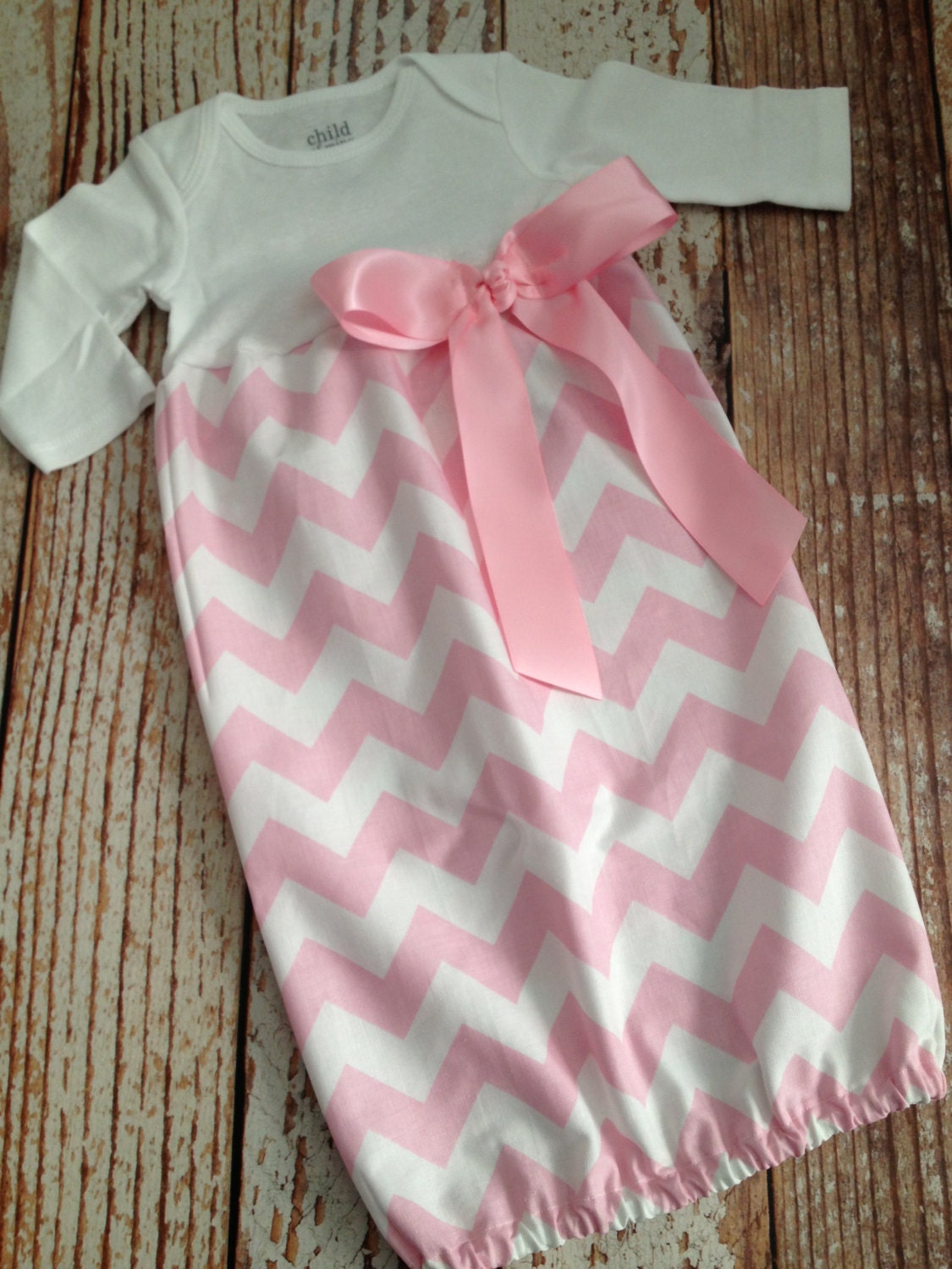 Newborn Layette Infant Gown Baby Gown Girl Riley Blake