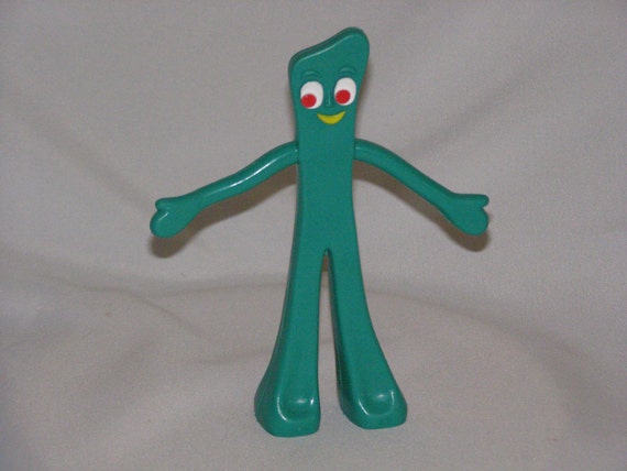 Vintage Gumby The original Trippy Green Guy is enjoying by parkie2