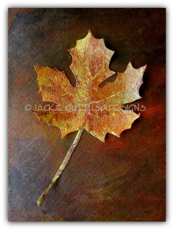 Leaf paper sculpture collage, Original, Maple leaf art, Fall art, Fall home decor, Leaf home decor, Leaf art, Fall leaves