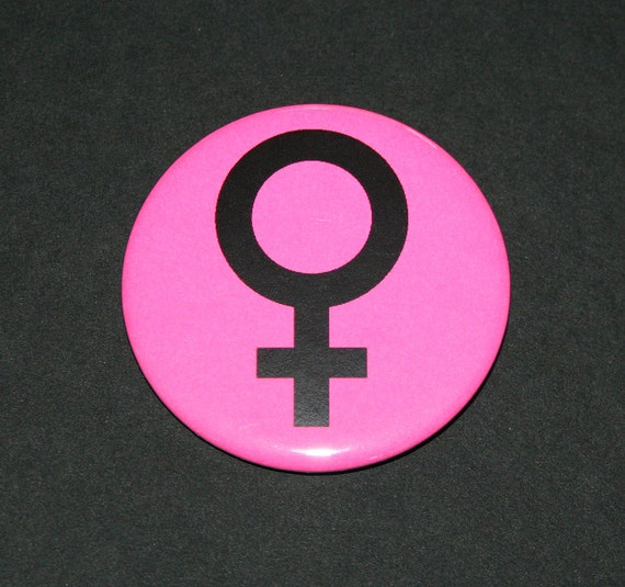 feminism of venus symbol Venus  Badge Etsy Button Feminist similar Symbol on Pinback  to Items