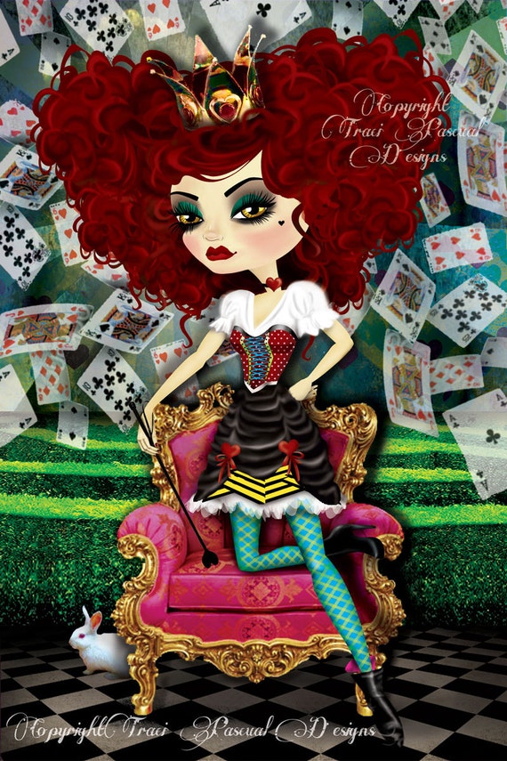 The Queen of Hearts Art Print