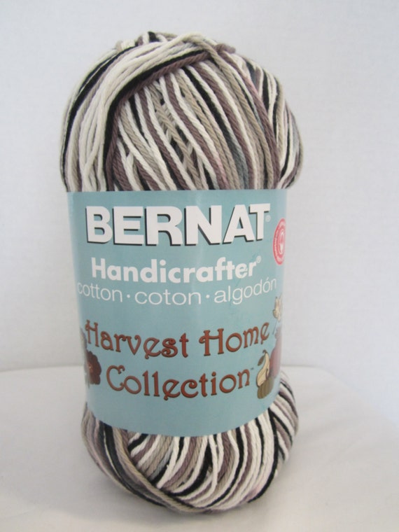 Bernat Handicrafter Overcast Yarn 100 Cotton Yarn Black
