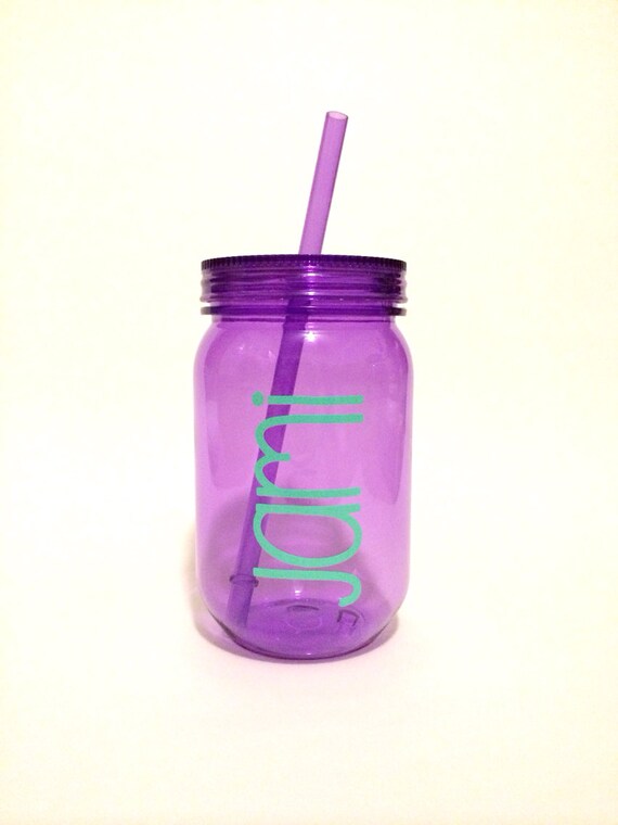 Customized Mason Jar Tumbler BPA Free Custom by TheCraftyEngineerx
